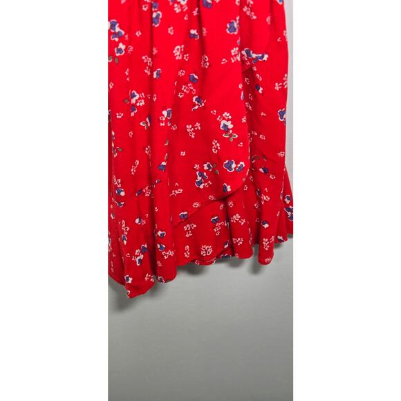 Womens red floral dress from Express. Size x-small - Picture 14 of 15